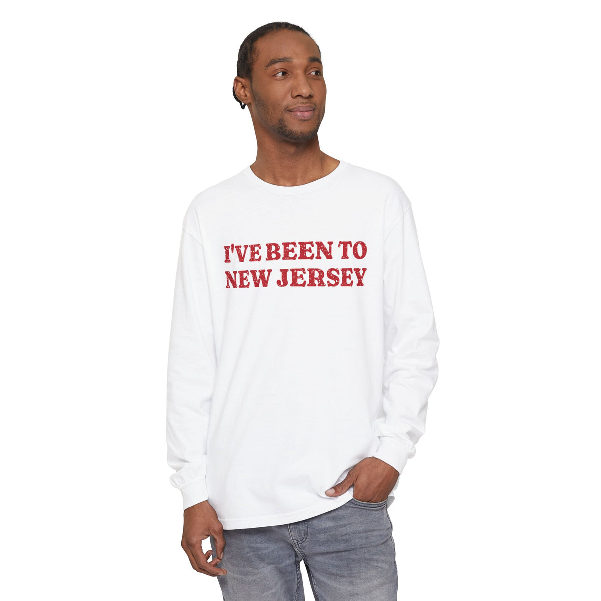 I've Been to New Jersey Vintage Travel Souvenir Long Sleeve Tee