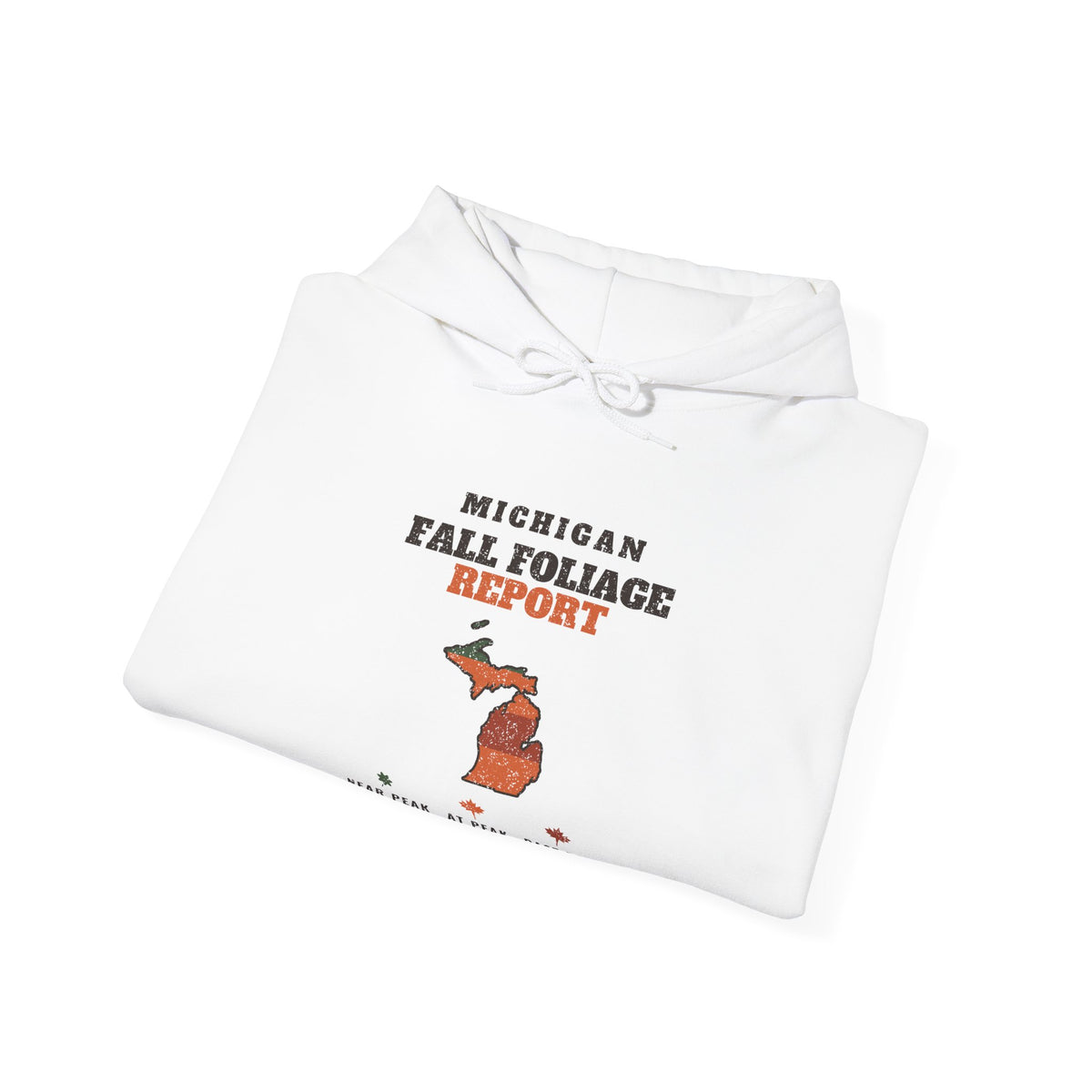 Michigan Fall Foliage Report Map Hoodie