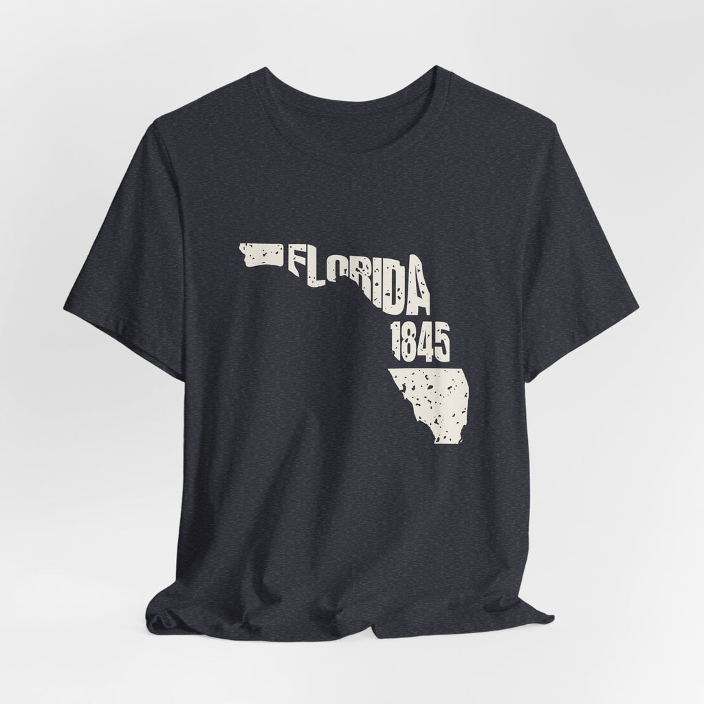 Florida Vintage Letters Map T-Shirt