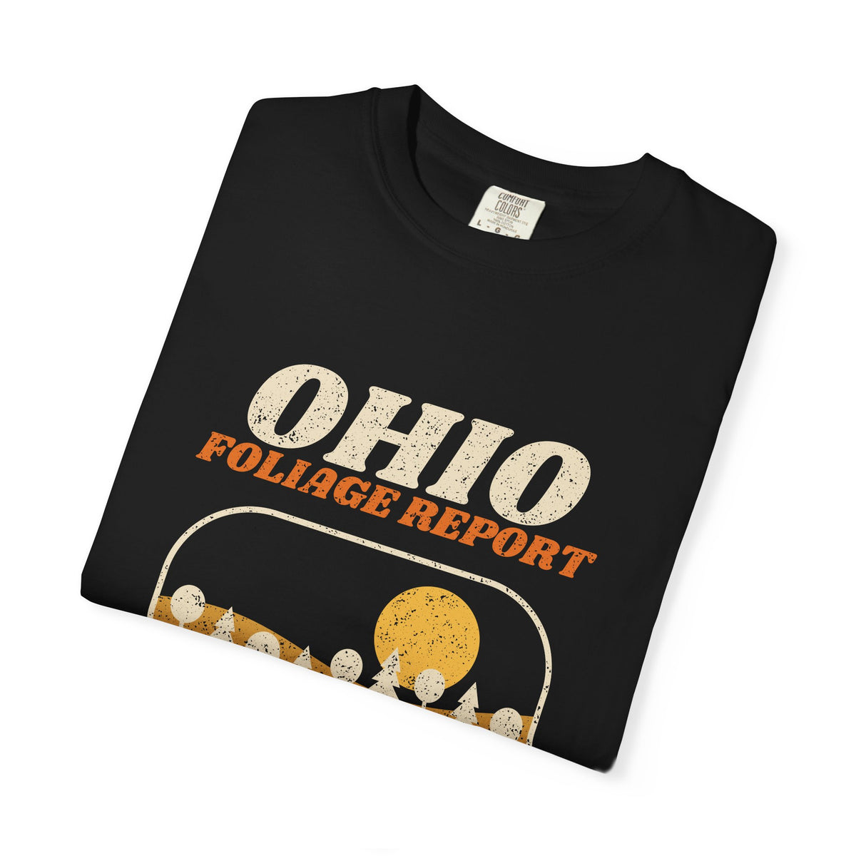 Ohio Foliage Report Retro Landscape T-Shirt