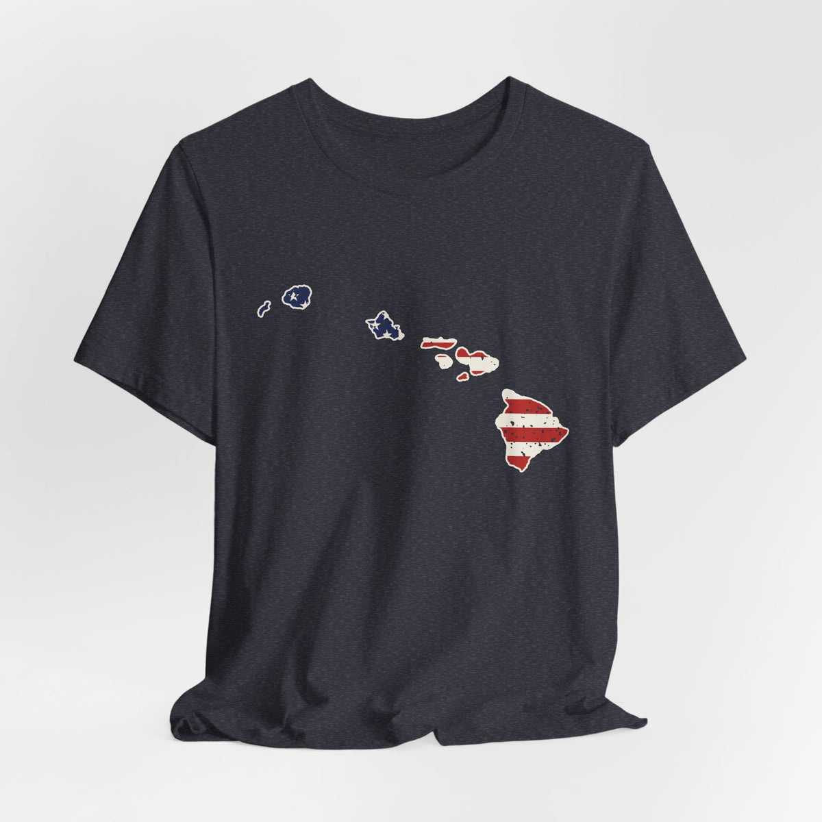 Hawaii American Flag Map T-Shirt