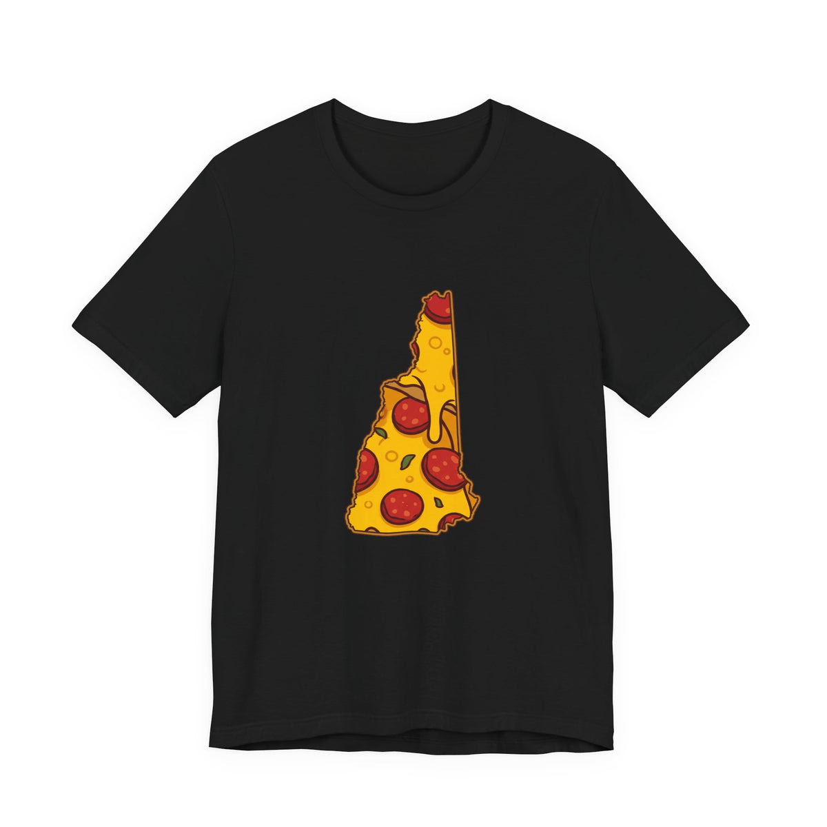 New Hampshire Pizza Map T-Shirt