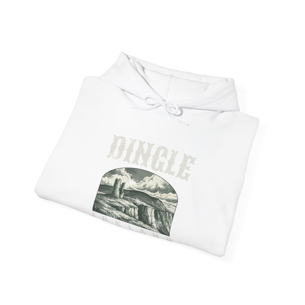 Dingle Ireland Est 1585 Vintage Mountain Landscape Hoodie