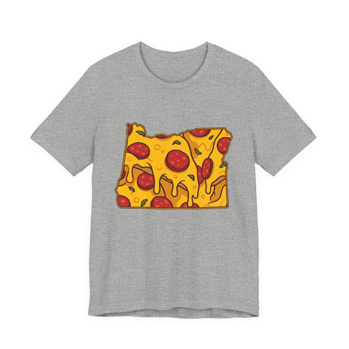 Oregon Pizza Map T-Shirt