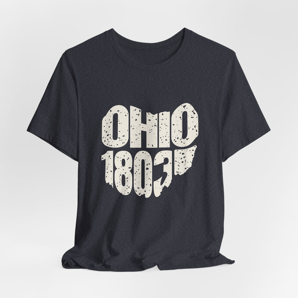 Ohio Vintage Letters Map T-Shirt