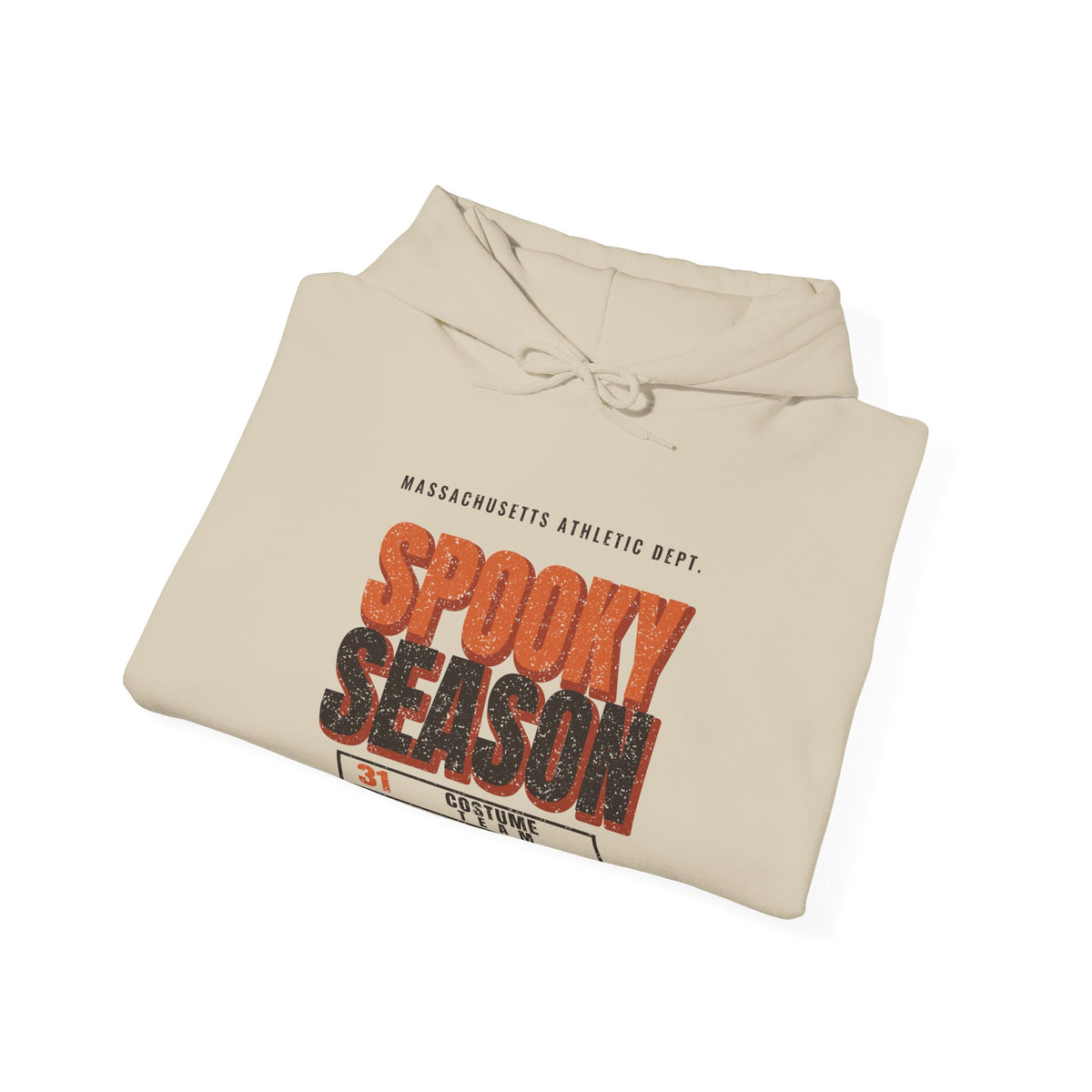 Massachusetts Spooky Season Athletic Dept. Hoodie