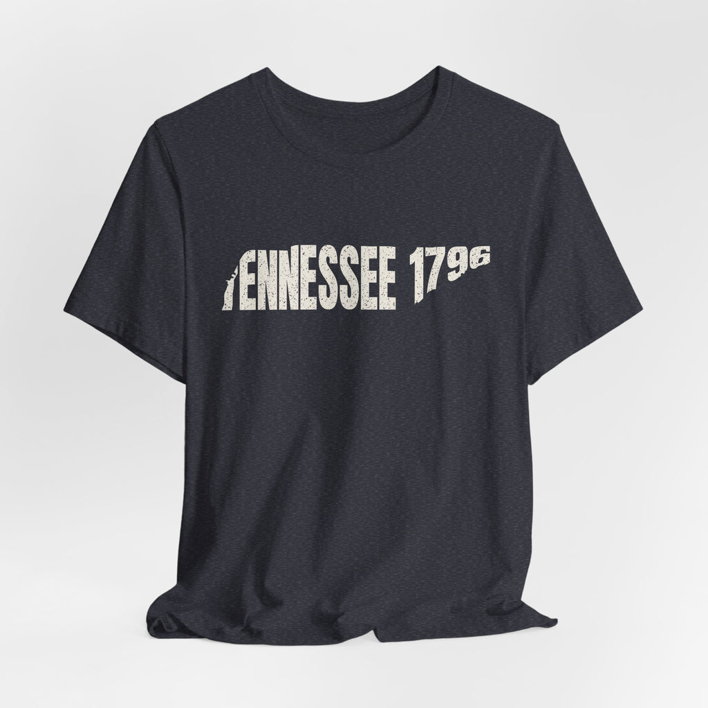 Tennessee Vintage Letters Map T-Shirt