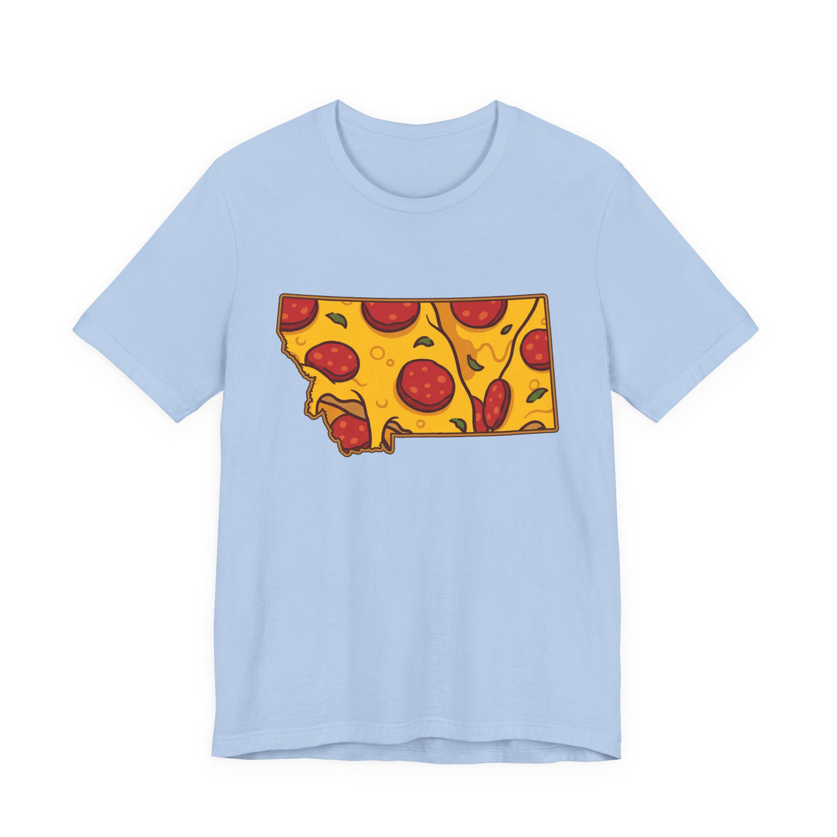 Montana Pizza Map T-Shirt