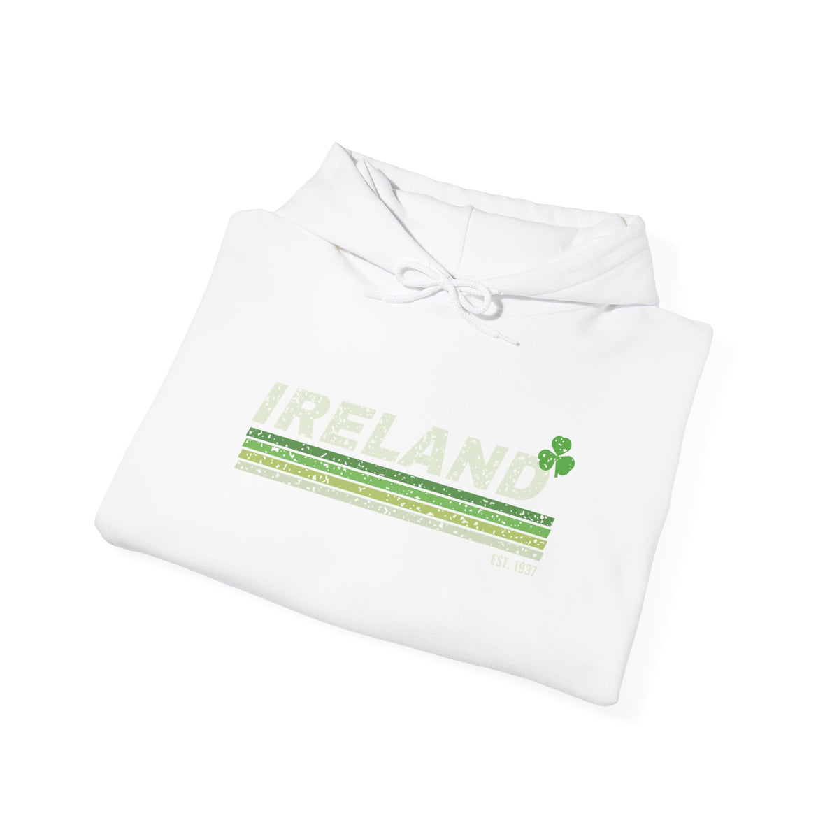 Ireland Est 1937 Retro Stripes Hoodie