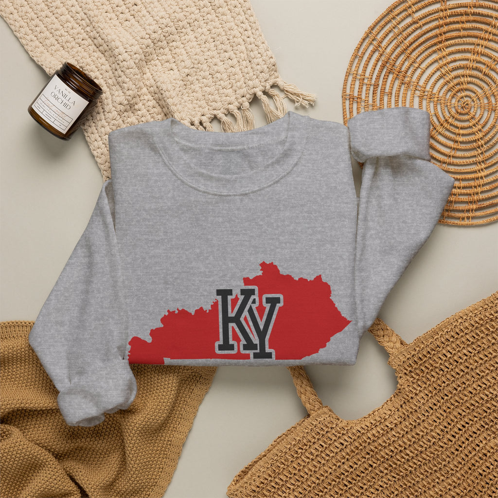 Kentucky Varsity Monogram Map Crewneck Sweatshirt