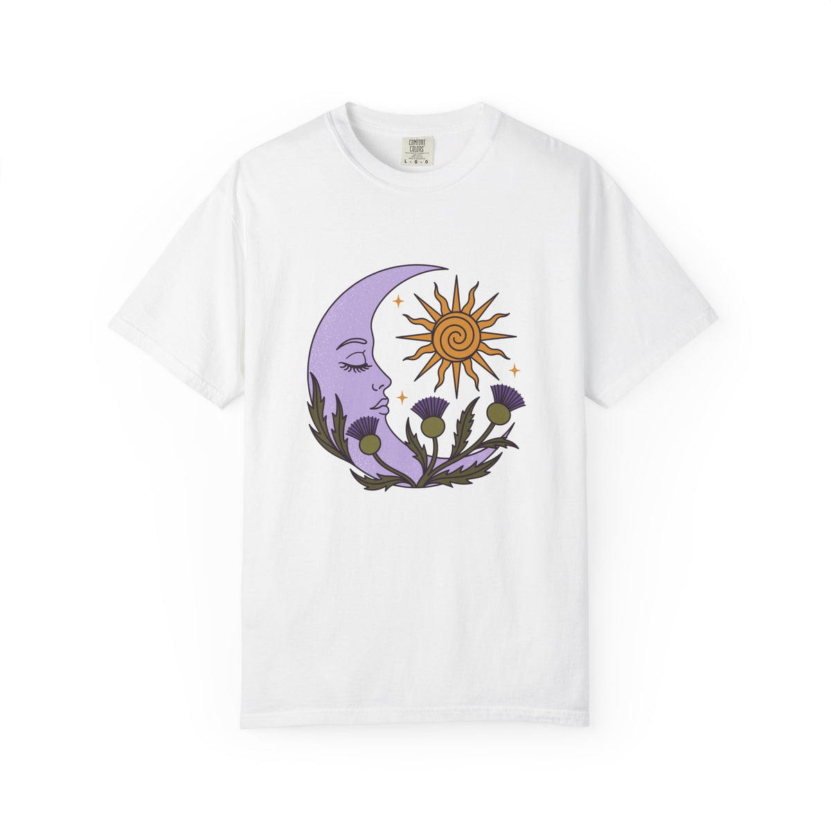 Thistle Moon Celestial Sun and Stars T-Shirt