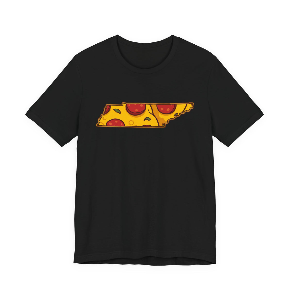 Tennessee Pizza Map T-Shirt