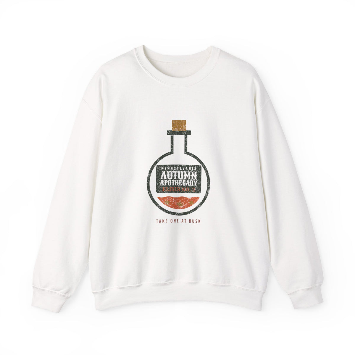 Pennsylvania Autumn Apothecary Flask Crewneck Sweatshirt