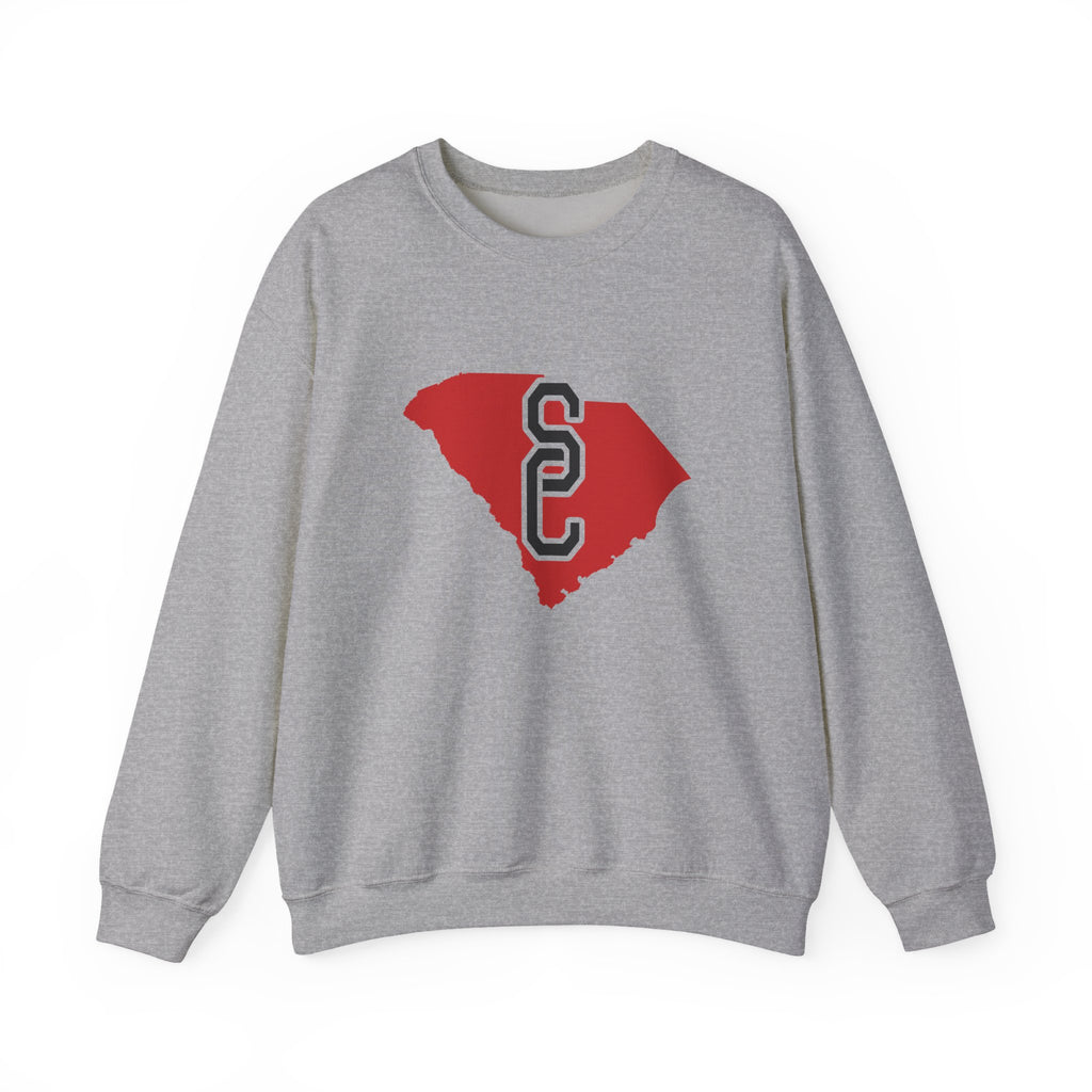 South Carolina Varsity Monogram Map Crewneck Sweatshirt