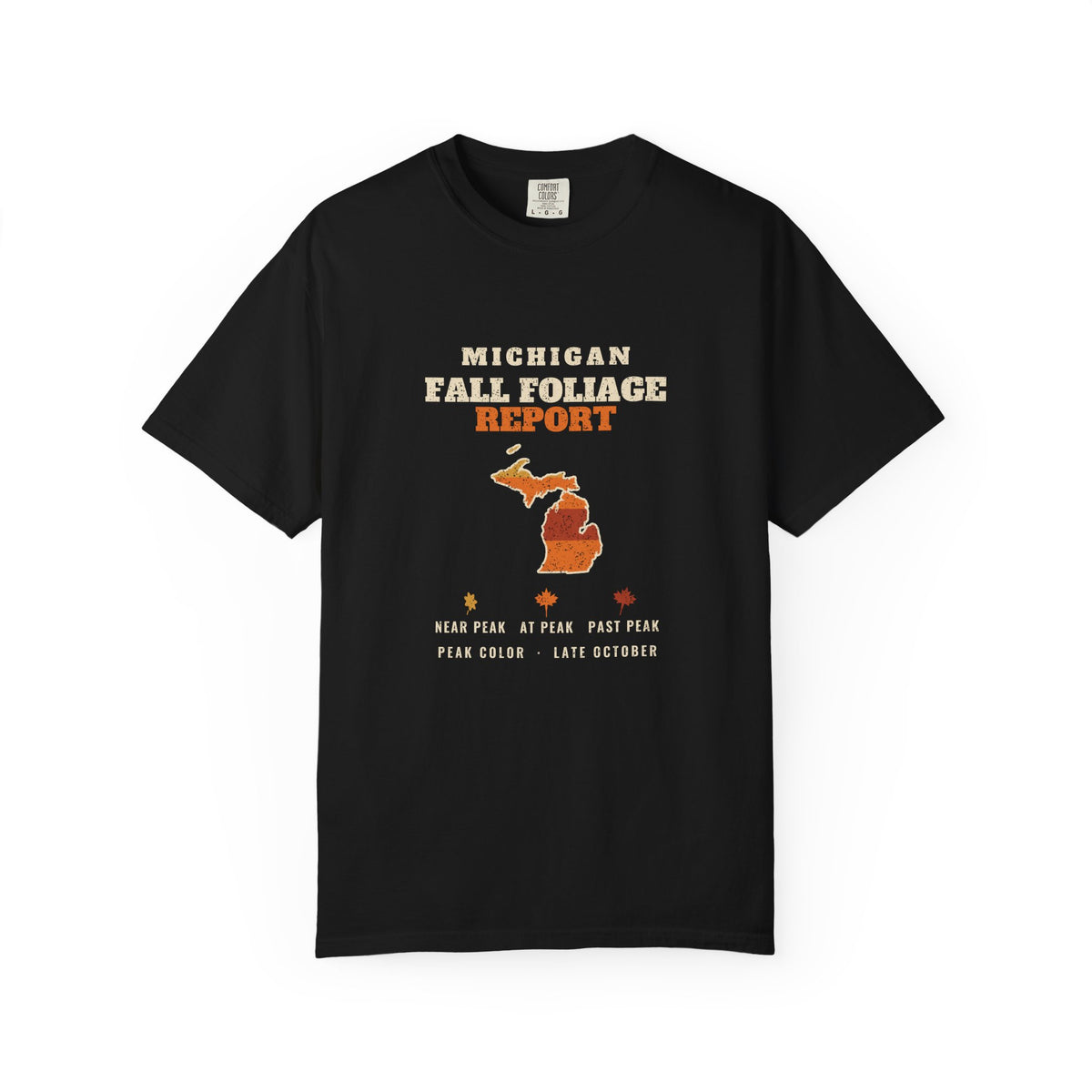 Michigan Fall Foliage Report Map T-Shirt
