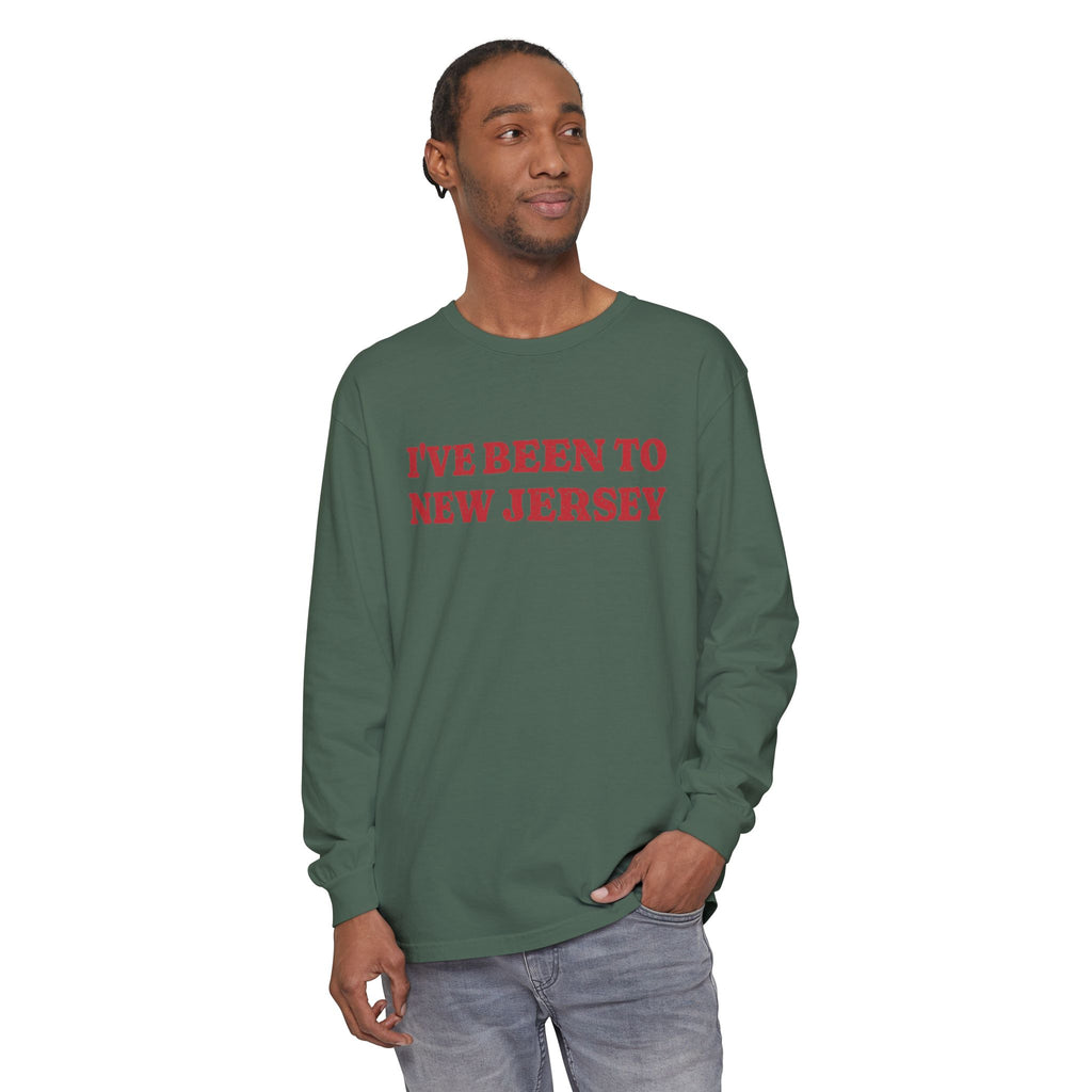 I've Been to New Jersey Vintage Travel Souvenir Long Sleeve Tee