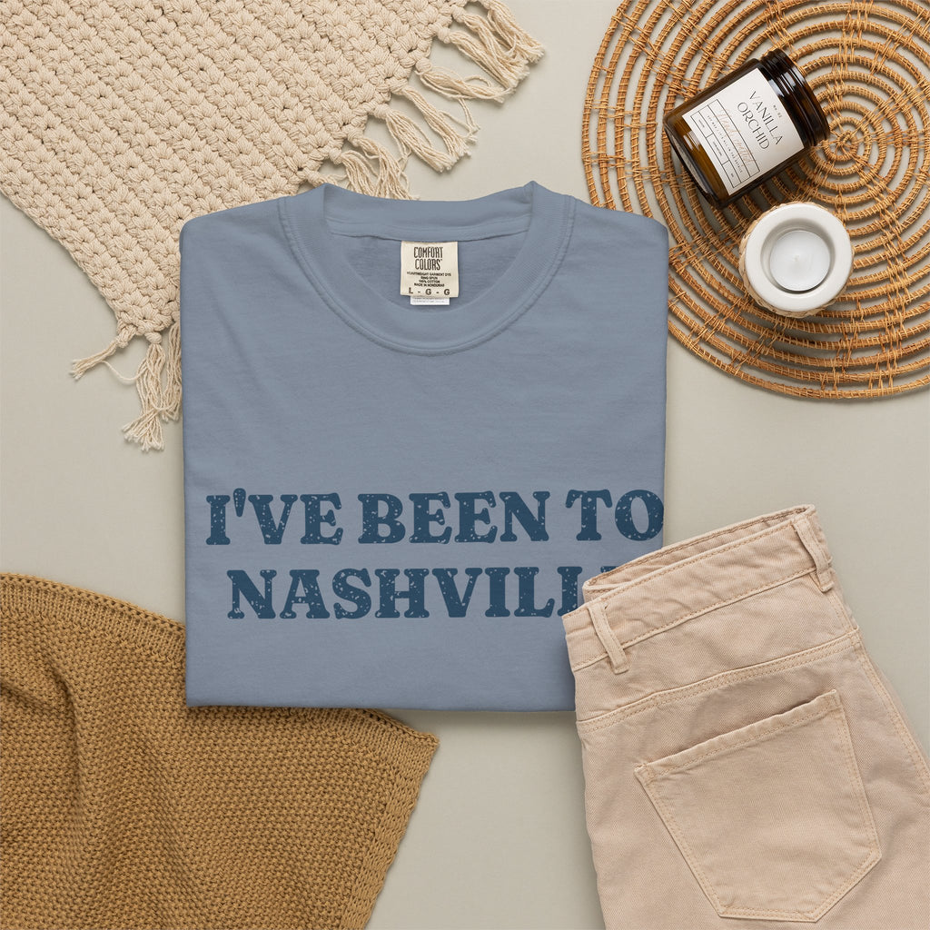I've Been to Nashville Vintage Travel Souvenir T-Shirt
