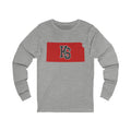Kansas Varsity Monogram Map Long Sleeve Tee