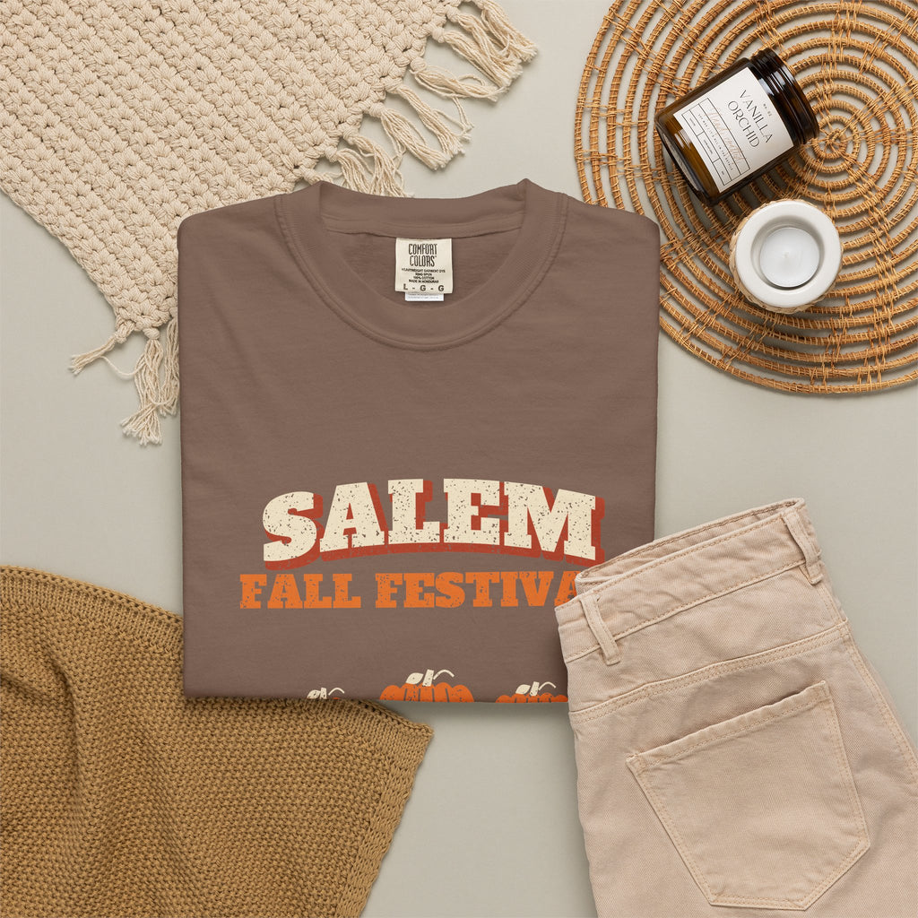 Salem Massachusetts Fall Festival Hay Wagon T-Shirt