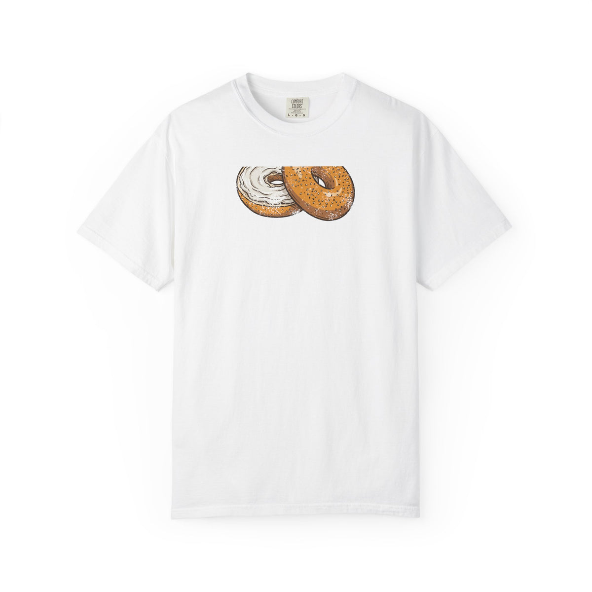 New York Everything Bagel Retro Food Illustration T-Shirt