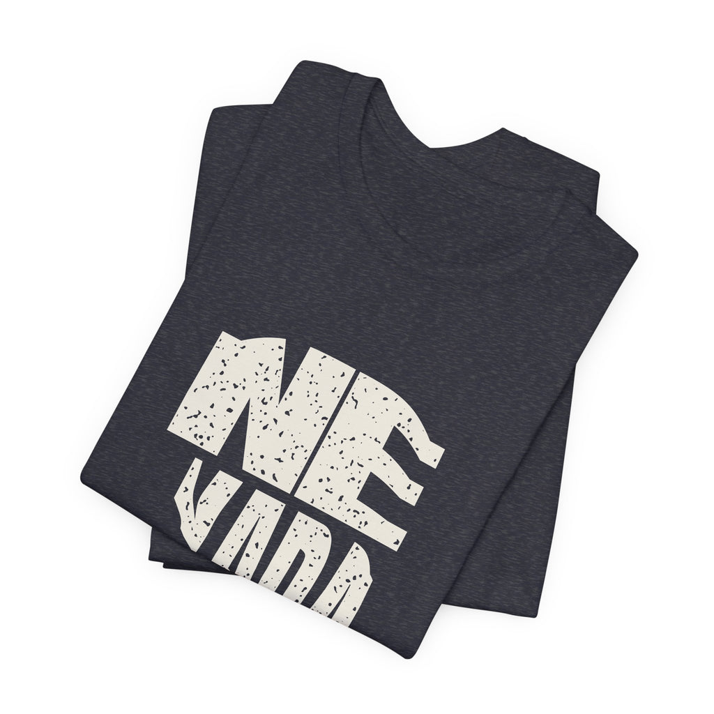 Nevada Vintage Letters Map T-Shirt