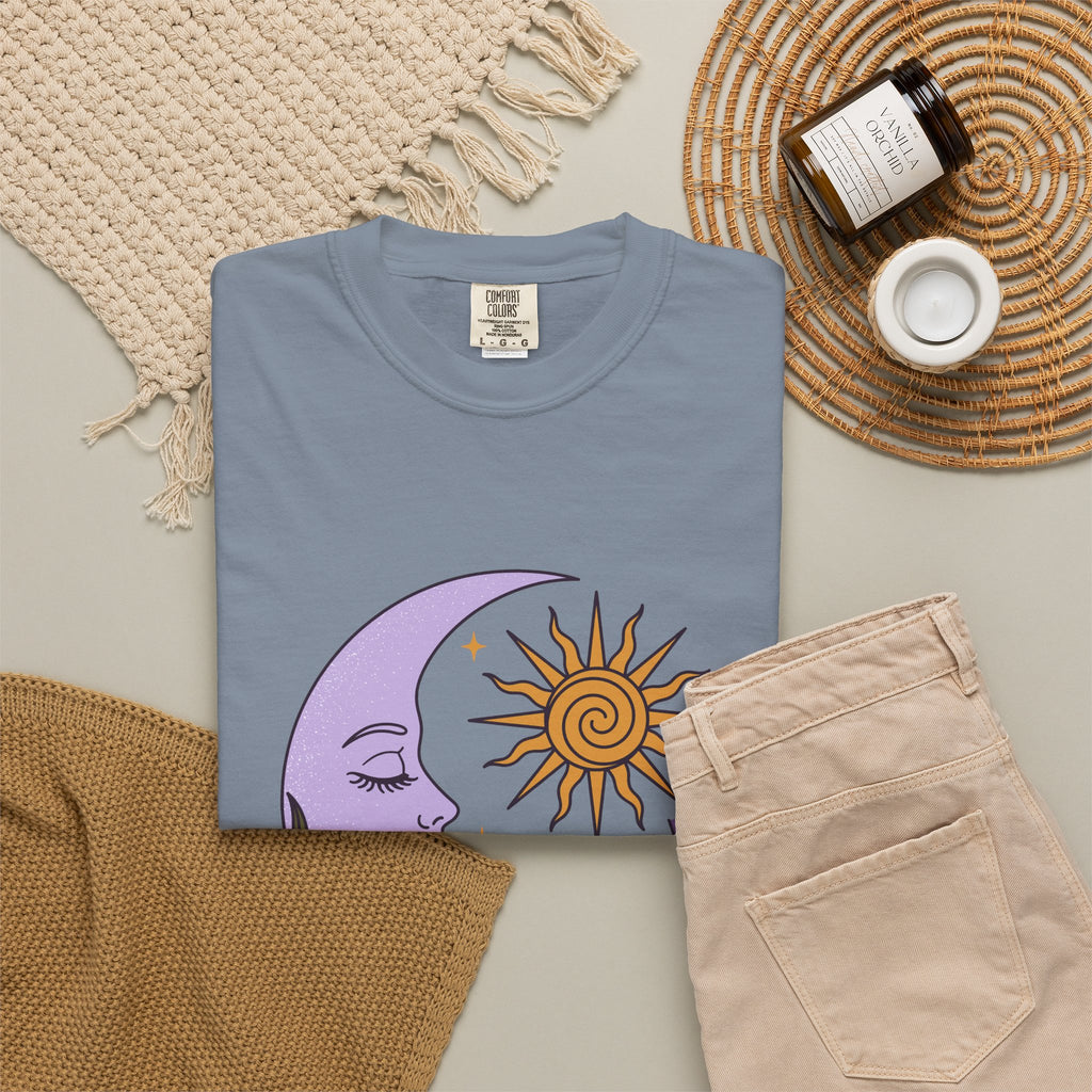 Thistle Moon Celestial Sun and Stars T-Shirt