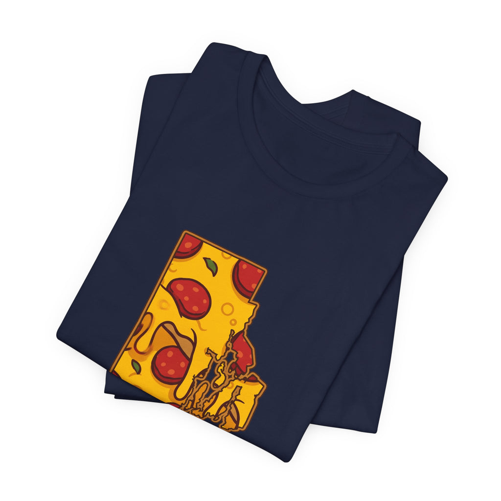 Rhode Island Pizza Map T-Shirt