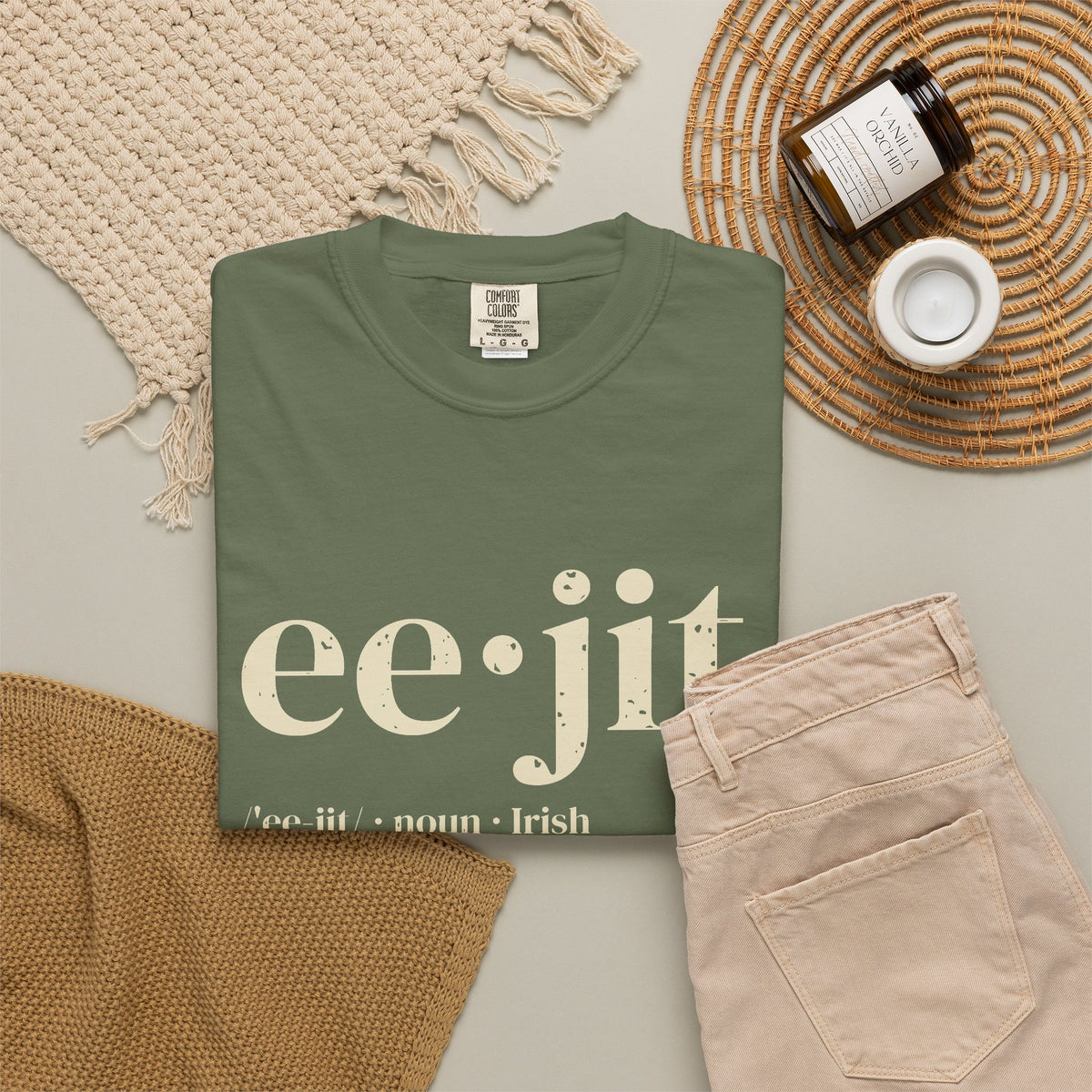 Eejit Irish Slang Dictionary Definition T-Shirt