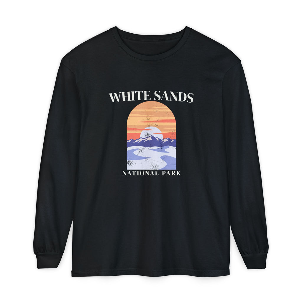 White Sands National Park Desert Sunset Dunes Long Sleeve Tee