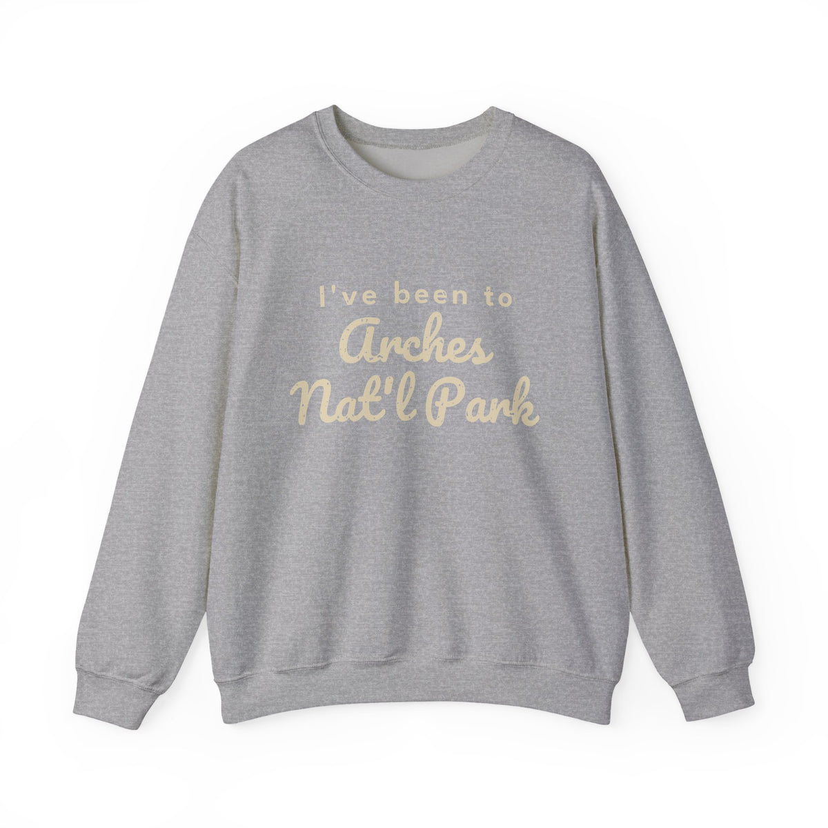 I've Been to Arches Nat'l Park Vintage Travel Crewneck Sweatshirt