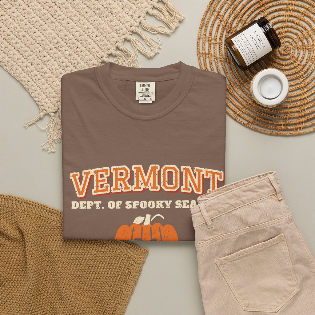 Vermont Dept. of Spooky Season Varsity T-Shirt