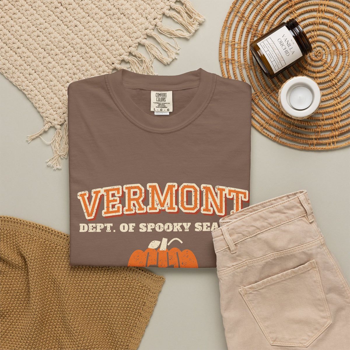 Vermont Dept. of Spooky Season Varsity T-Shirt