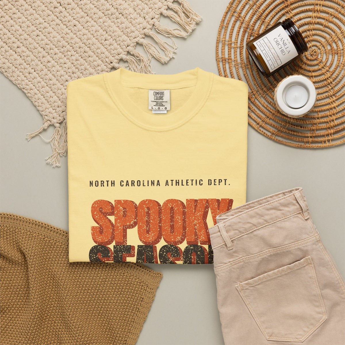 North Carolina Spooky Season Athletic Dept. T-Shirt