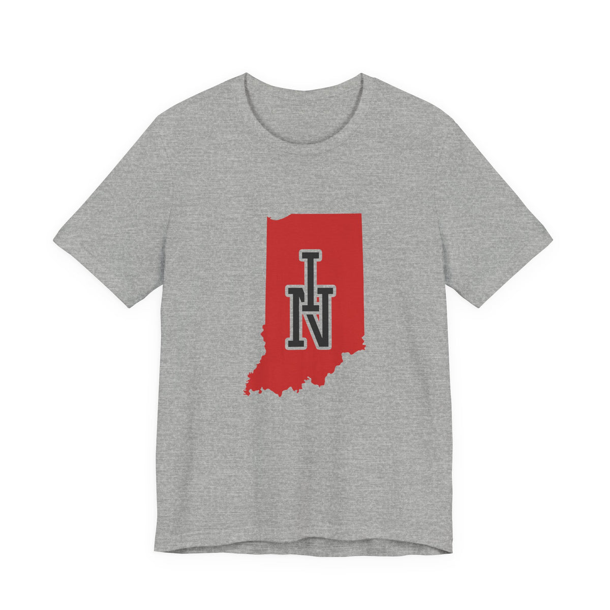 Indiana Varsity Monogram Map T-Shirt