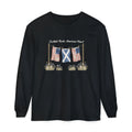 Scottish Roots American Heart Watercolor Flags Long Sleeve Tee