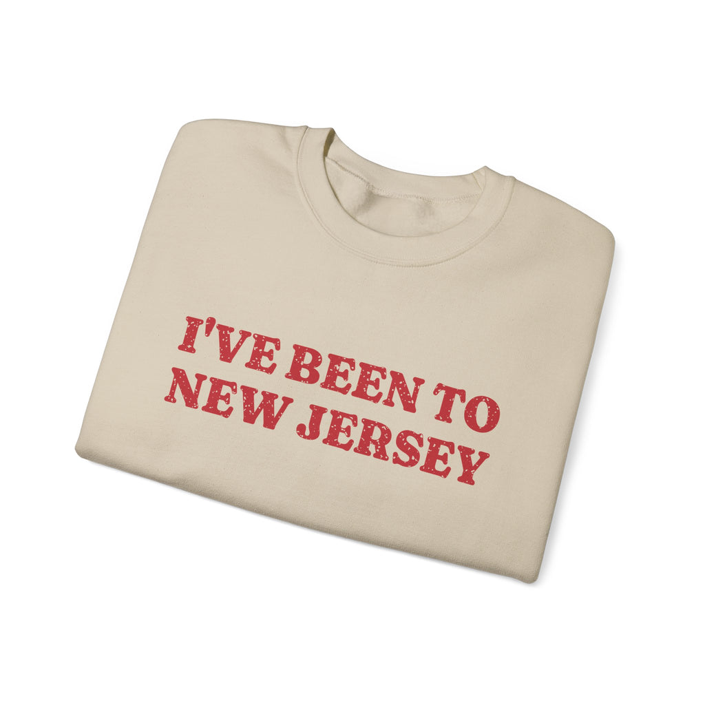 I've Been to New Jersey Vintage Travel Souvenir Crewneck Sweatshirt