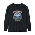 Mount Rainier National Park Wildflower Sunset Long Sleeve Tee