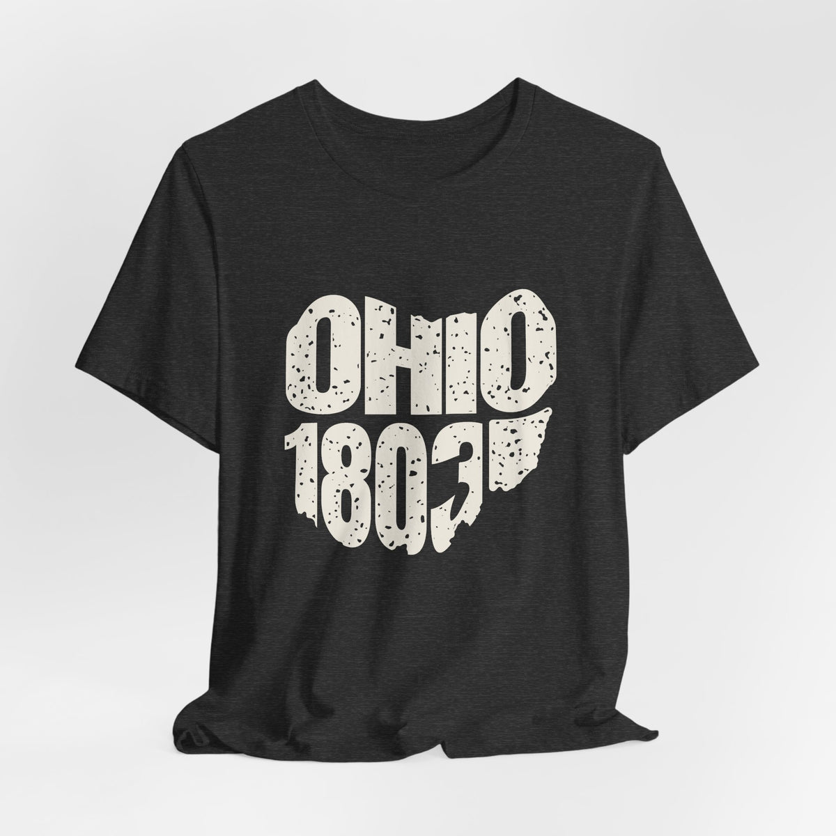 Ohio Vintage Letters Map T-Shirt