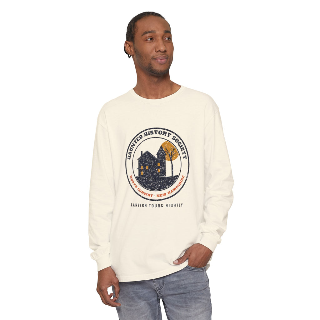 North Conway New Hampshire Haunted History Society Seal Long Sleeve Tee