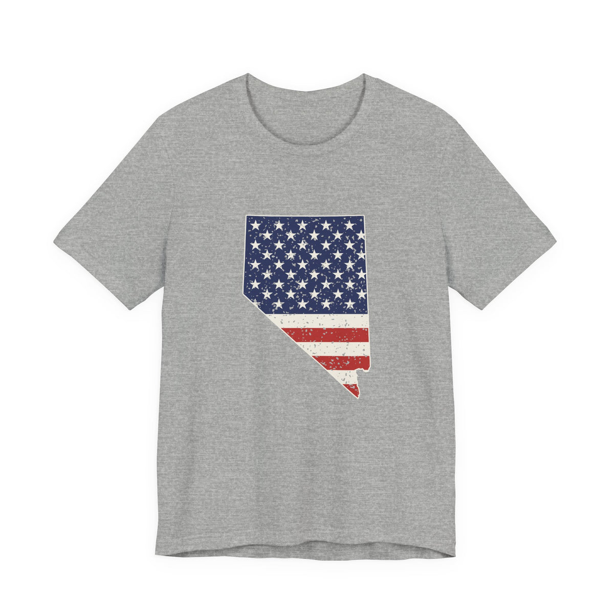 Nevada American Flag Map T-Shirt