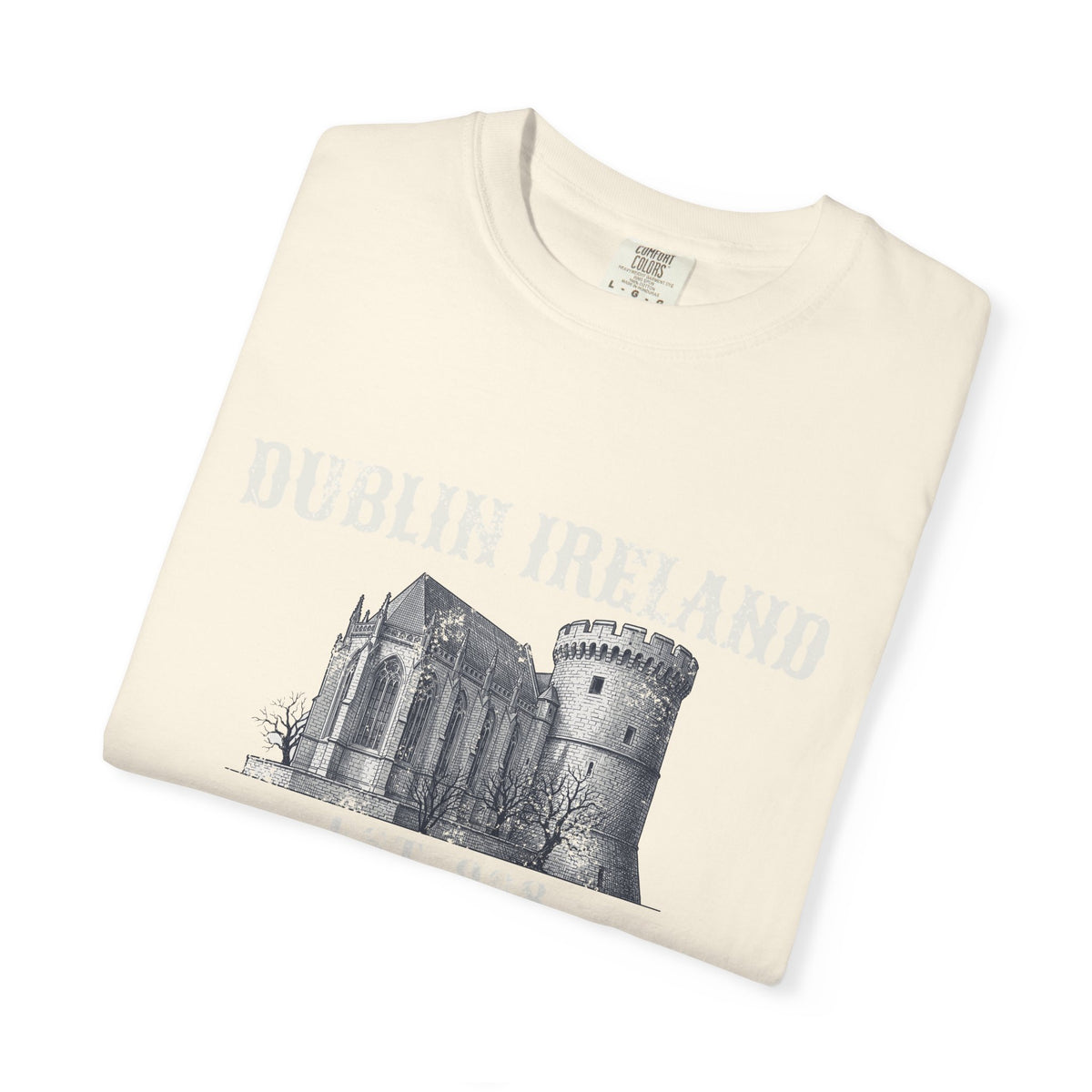 Dublin Ireland Castle Pen and Ink Sketch T-Shirt