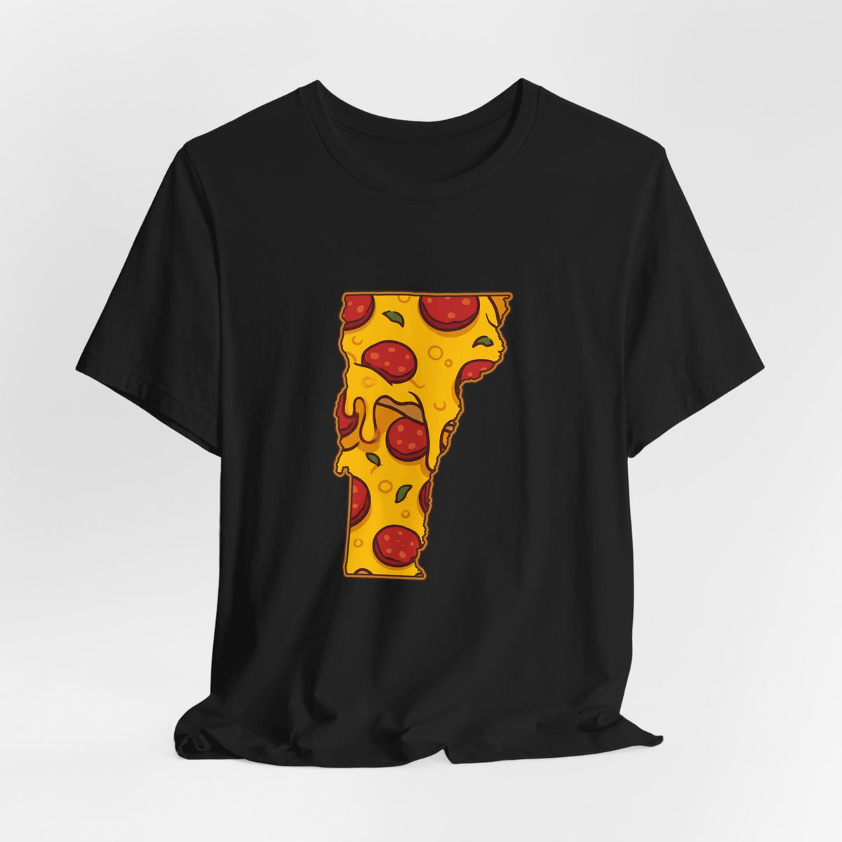 Vermont Pizza Map T-Shirt