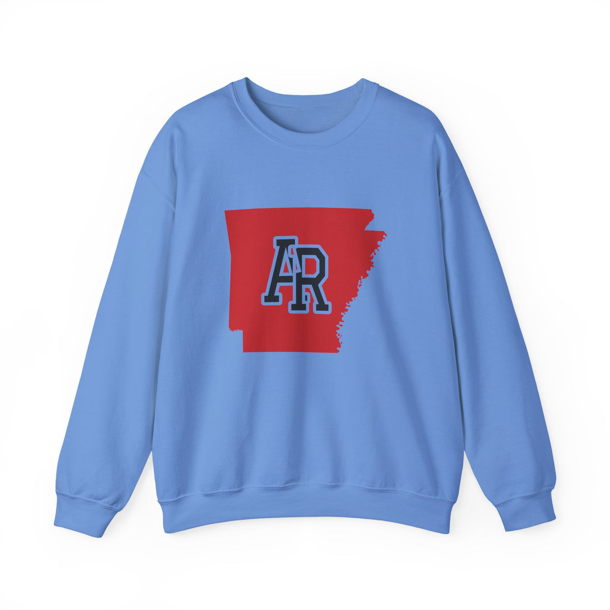 Arkansas Varsity Monogram Map Crewneck Sweatshirt