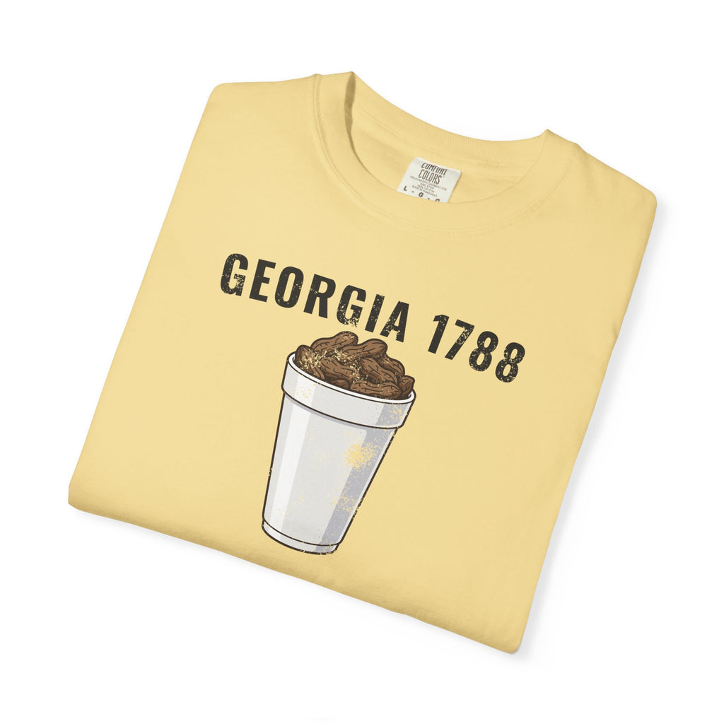 Georgia Boiled Peanuts Retro Food Illustration T-Shirt