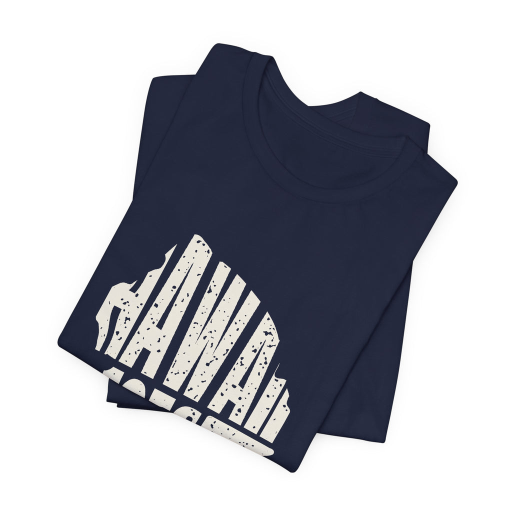 Hawaii Vintage Letters Map T-Shirt