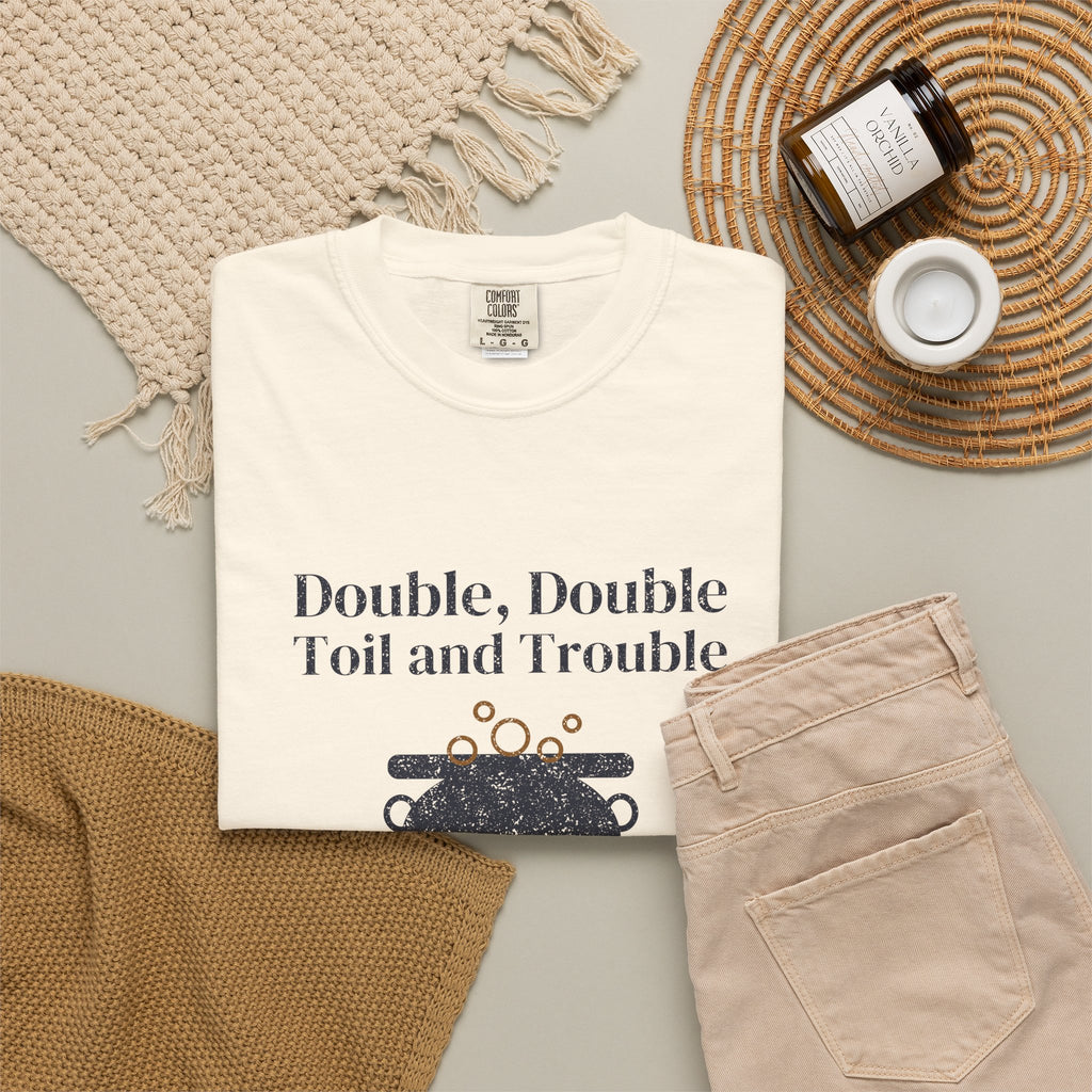 Double Double Toil and Trouble Cauldron T-Shirt