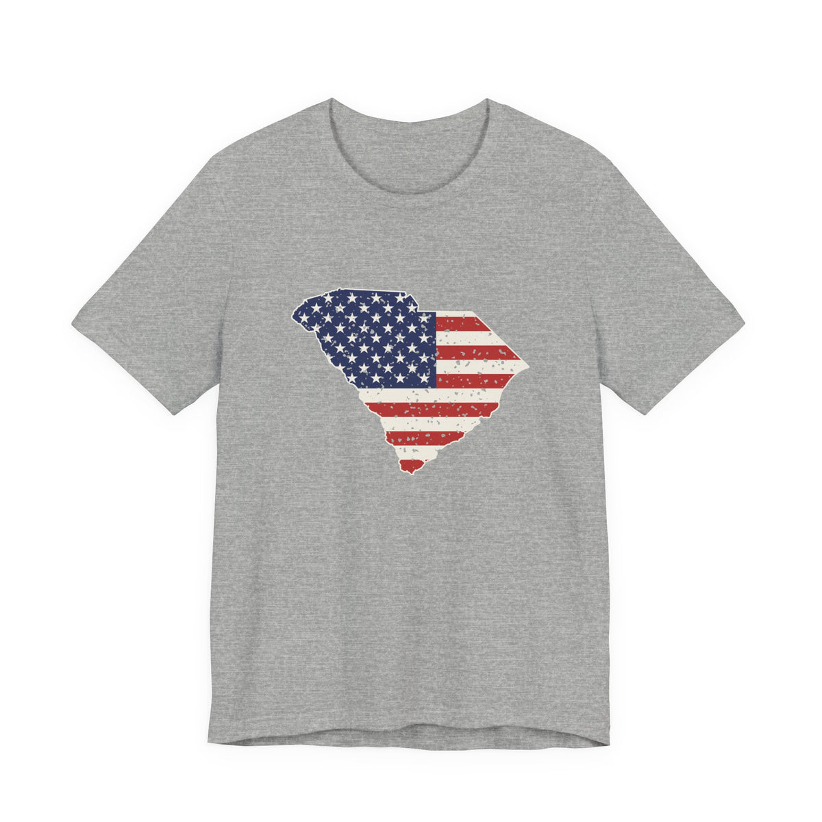 South Carolina American Flag Map T-Shirt