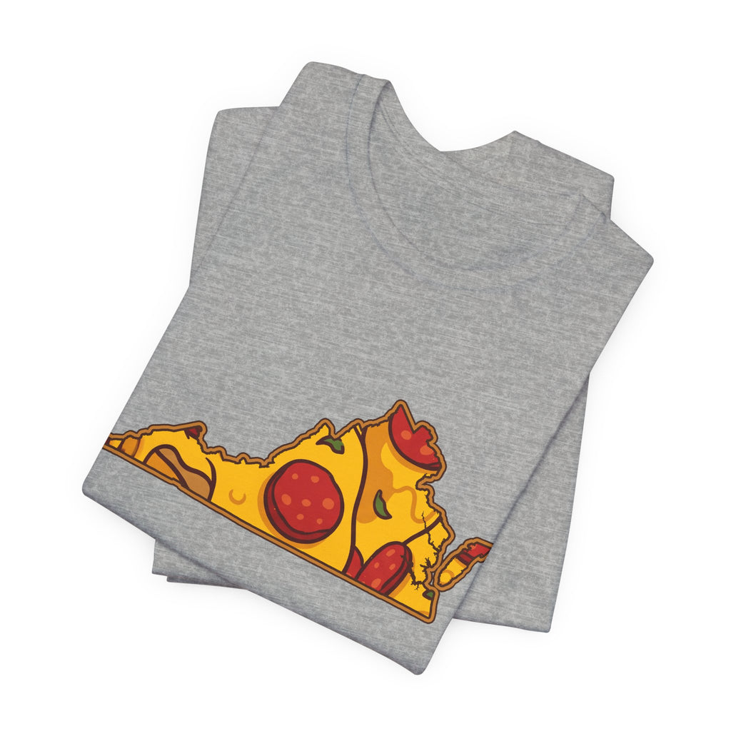 Virginia Pizza Map T-Shirt