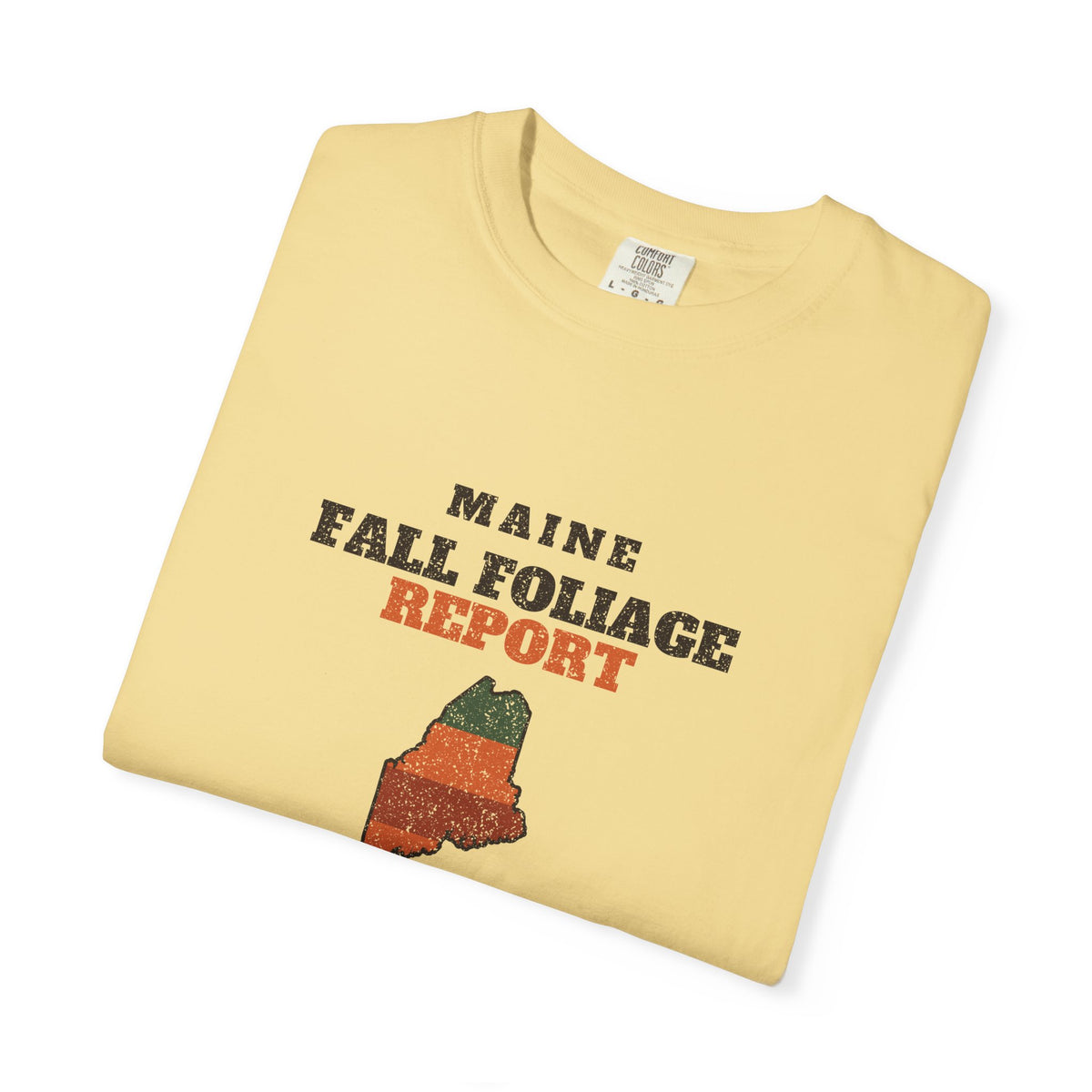 Maine Fall Foliage Report Map T-Shirt