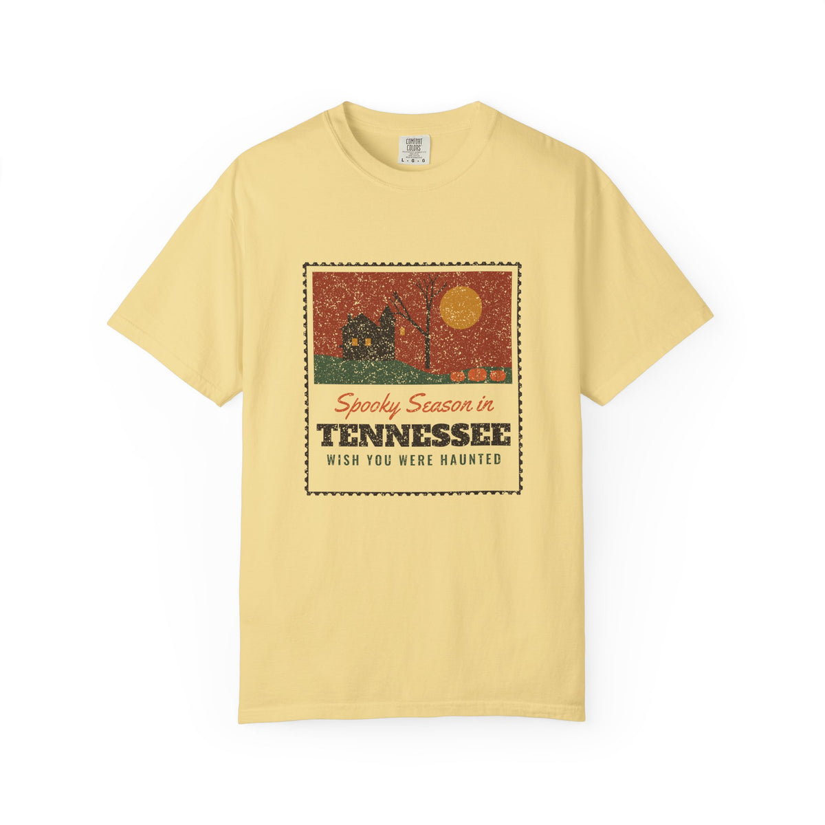 Spooky Season in Tennessee Haunted Postcard T-Shirt